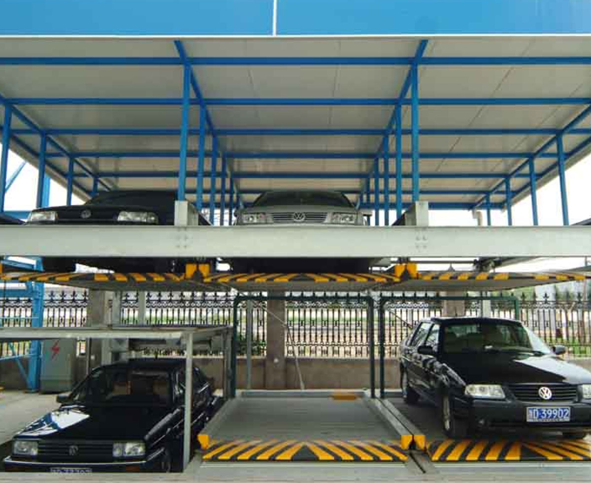 機(jī)械立體車(chē)位負(fù)二正二地坑四層升降橫移自動(dòng)車(chē)庫(kù)
